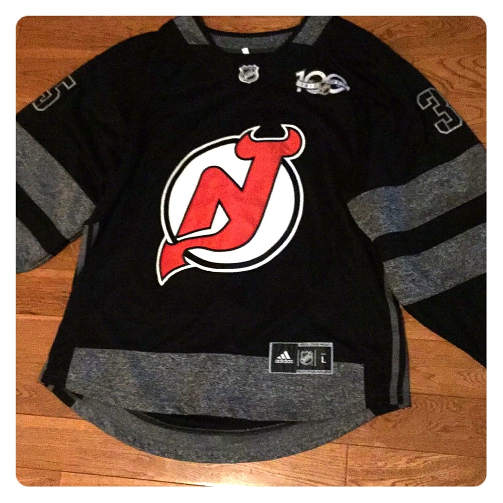 New Jersey Devils Corey Snyder 35 jersey L